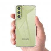 Galaxy S22 Plus Kılıf Zore Coss Şeffaf Sert Silikon Kılıf - 7