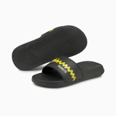 Puma X Peanuts Popcat 20  KADIN Terlik (375825-01) siyah DAR KALIPTIR - 1