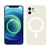 İphone Magsafe Özellikli Lansman Silikon Telefon Kılıfı - 7