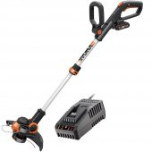 WORX WG163E.2 20Volt 2.0Ah. Li-ion 30cm Profesyonel Teleskobik Misinalı Çim ve Kenar Kesme thumbnail 1