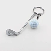 Golf Topu ve Sopası Anahtarlık - 1