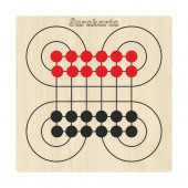 Ahşap Zeka ve Strateji Oyun Seti 7 li, Kızma Birader+Dama+3 Taş+9 Taş+Bihar+Surakarta ve Tic-Tac-Toe - 4
