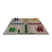 Ahşap Zeka ve Strateji Oyun Seti 7 li, Kızma Birader+Dama+3 Taş+9 Taş+Bihar+Surakarta ve Tic-Tac-Toe - 8