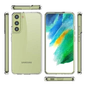 Gpack Samsung Galaxy S22 Kılıf Coss Şeffaf Silikon Sert Kapak - 2