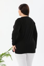 Irk İkili Siyah-Beyaz Bisiklet Yaka Penye Kadın Body - 3