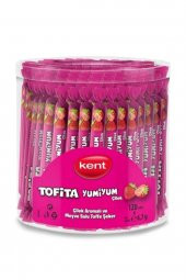 Tofita Kent Yumiyum Yumuşak Şeker Çilek 6,7gr 120 Adet - 1
