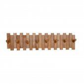 Ahşap Duvar Kapı Askısı Elbise Askılık Çit Model 8 Askılı Yuvarlak - 3