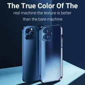 Lazer Parlak Çerçeve Şeffaf Plating Cep Telefonu Kılıfı thumbnail 3