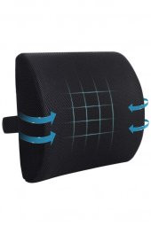 Medikal Ortopedik Oto Araç Koltuk Bel Destek Yastığı Çalışma Koltuğu Sırt Minderi thumbnail 3