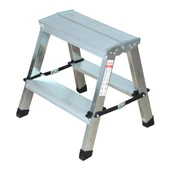 Kanat Alüminyum Eco Çift Çıkışlı Katlanabilir Merdiven-KAM-212 - 1