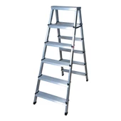 Kanat Alüminyum Eco Çift Çıkışlı Katlanabilir Merdiven-KAM-212 - 5