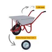 Kanat Galvanizli Demonte El Arabası 1.00 mm Sac - 3