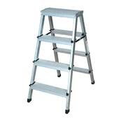 Kanat Alüminyum Eco Çift Çıkışlı Katlanabilir Merdiven-KAM-212 - 3