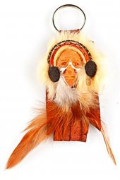 Kızılderili Maske Büyük Şef Anahtarlık No.2 - 2