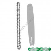 Hsgl Motorlu Testere Olemac 956  962 965 3/8 34 Kılavuz Zincir Set - 3