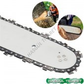 Hsgl Motorlu Testere Dolmar 111  116  120 3/8 34 Kılavuz Zincir Set - 1