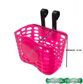 Hsgl Bisiklet Pembe Sepet Püskül Ayna Zil Rüzgar Gülü Set Aksesuar Cocuk Bisiklet - 4