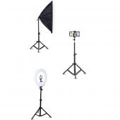 Ally 130cm Işık Ayağı Tripod Standı 3 Ayaklı Tripod Işık Ayağı 1.3 Metre - 3
