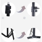 Ally 130cm Işık Ayağı Tripod Standı 3 Ayaklı Tripod Işık Ayağı 1.3 Metre - 5
