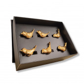 AYYBUU Peçete Halkası Gold Kuş Figürlü - 1