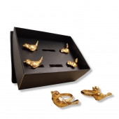 AYYBUU Peçete Halkası Gold Kuş Figürlü - 3