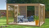 Wood Garden (200x300) Pergola,Kamelya Kolay Kurulum*Dilediğiniz renkte* - 1