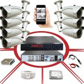 7 li 5 MP SONY Lens 1080P 72 IR Led Güvenlik Kamerası Seti_BS372 - 1