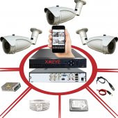 3 lü 5 MP SONY Lens 1080P 72 IR Led Güvenlik Kamerası Seti_BS372 - 1