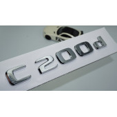 DK Tuning Benz C200d Bagaj Krom ABS 3M 3D Yazı Logo - 1