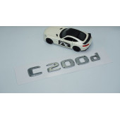 DK Tuning Benz C200d Bagaj Krom ABS 3M 3D Yazı Logo - 2