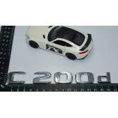 DK Tuning Benz C200d Bagaj Krom ABS 3M 3D Yazı Logo - 4