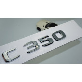 DK Tuning Benz C350 Bagaj Krom ABS 3M 3D Yazı Logo thumbnail 1
