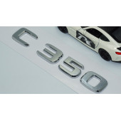 DK Tuning Benz C350 Bagaj Krom ABS 3M 3D Yazı Logo thumbnail 3