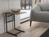 Woodn Love Fabio Altıgen Desen Metal C Sehpa - Atlantik Çam / Siyah - 3