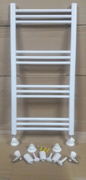 ŞİMAŞ HAVLUPAN 50/100 BEYAZ HAVLUPAN+VANALARI+BORU GİZLEME APARATLARI+MONTAJ SETİ+PRÜJÖR ANAHTARI - 1