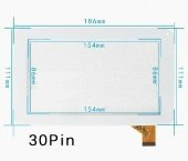 EVEREST H7D-R1 uyumlu 7 inç Siyah Dokunmatik - 2