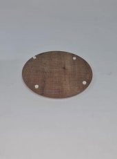 Tekerleksiz Kaplamalı Ahşap Saksı Altlığı Damacana Tüp Saksı Sehpası 30cm - 2