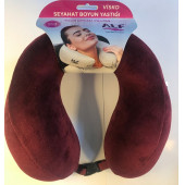 ALF VİSKO SEYAHAT BOYUN YASTIĞI BORDO - 5