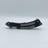 CS Go Plastik Kelebek Bıçak Sallama Stres Atma Gümüş Gri Açık Gri - 6