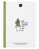 Hisli Şeyler 14x20 Çizgili Defter Beni Seven de Dikenime Katlansın - 1