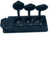 Orel 3 Lü Kauçuk Grup Priz Monofaze 1X16A 220 V - 2