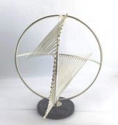 Crearthome Dekoratif Dünya Kelebek Gümüş Küçük Obje C-6-G - 3