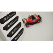 Bmw X1 X2 X3 M Performance Logo Kapı Kenarı Koruma Metalize Damla Desen 3M Band - 1