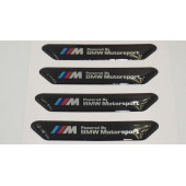 Bmw X1 X2 X3 M Performance Logo Kapı Kenarı Koruma Metalize Damla Desen 3M Band - 5