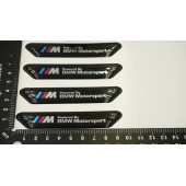 Bmw X1 X2 X3 M Performance Logo Kapı Kenarı Koruma Metalize Damla Desen 3M Band - 7