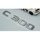 DK Tuning Benz C300 Bagaj Krom ABS 3M 3D Yazı Logo - 3