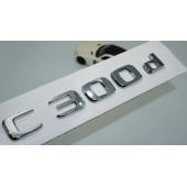 DK Tuning Benz C300d Bagaj Krom ABS 3M 3D Yazı Logo - 1