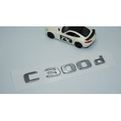 DK Tuning Benz C300d Bagaj Krom ABS 3M 3D Yazı Logo - 2