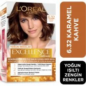 LOréal Paris Excellence Intense 6.32 Karamel Kahve Saç Boyası - 1
