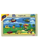 Playwood Ahşap Eğitici Puzzle Taşıtlar ONY172 - 1